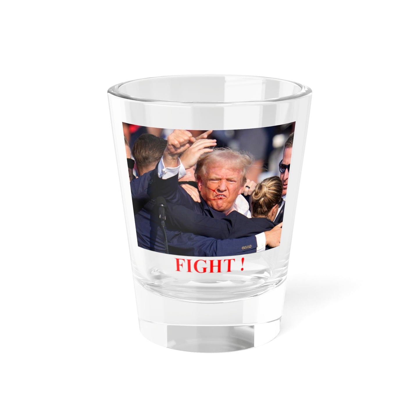 "FIGHT!" Shot Glass, 1.5oz
