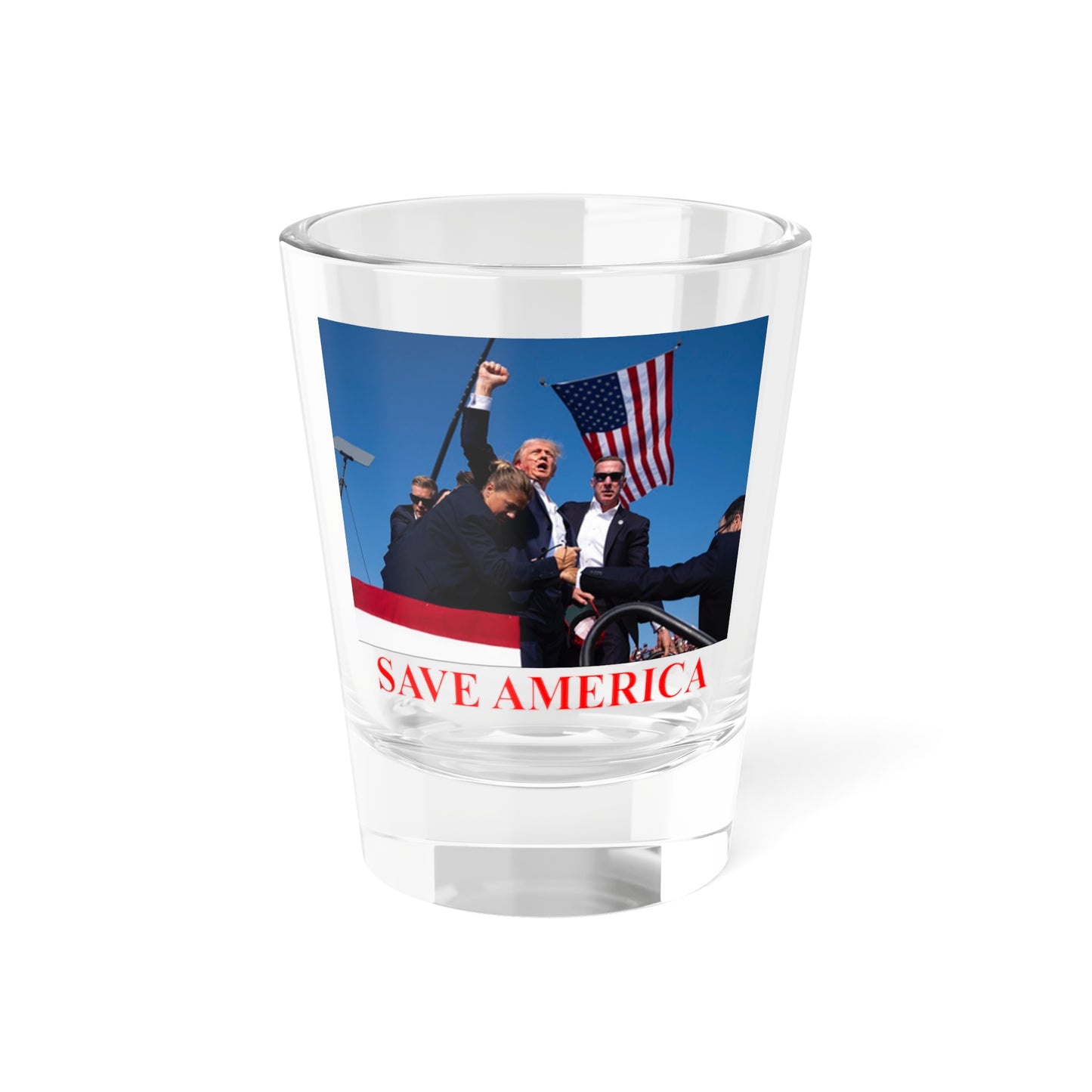 "SAVE AMERICA" Shot Glass, 1.5oz